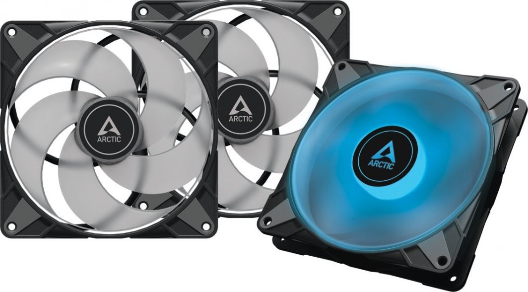 Arctic P14 PWM PST RGB 0dB Fan, 3 copë - Image 1