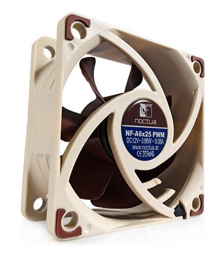 Noctua NF-A6x25 PWM Fan, 6 cm, Bronze / Beige - Thumbnail 3