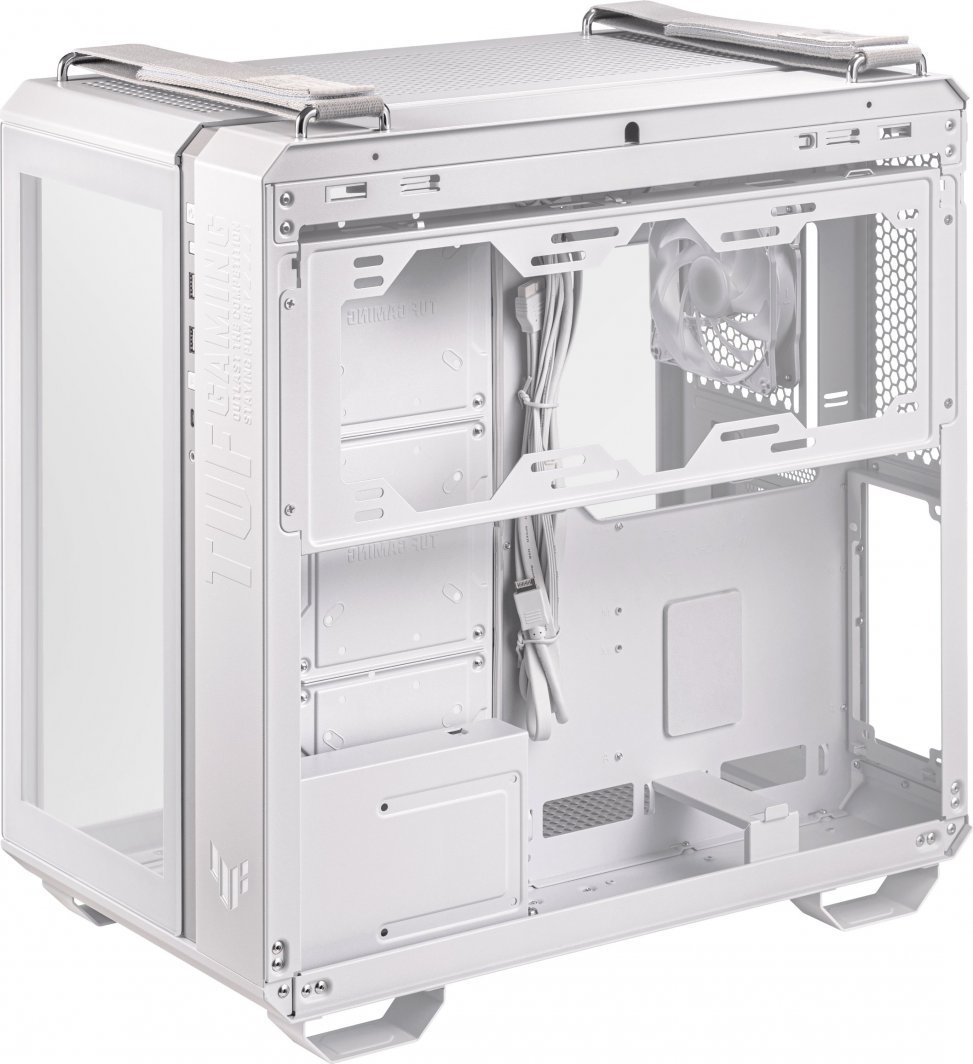 Asus TUF Gaming GT502 PLUS TG ARGB Case, White, Midi Tower - Thumbnail 7