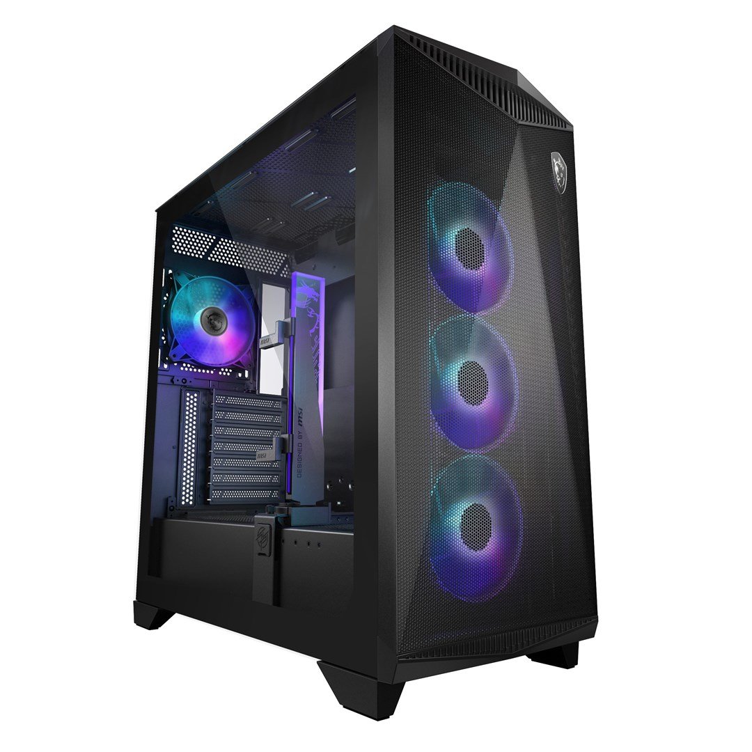 MSI MPG GUNGNIR 300R AIRFLOW Case, Black - Thumbnail 2
