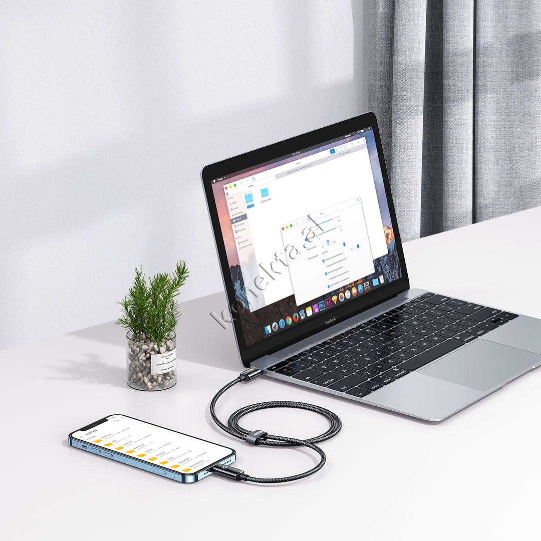 Remax USB Cable, 1m, Type-C to Lightning, 20W Super Charging - Thumbnail 3