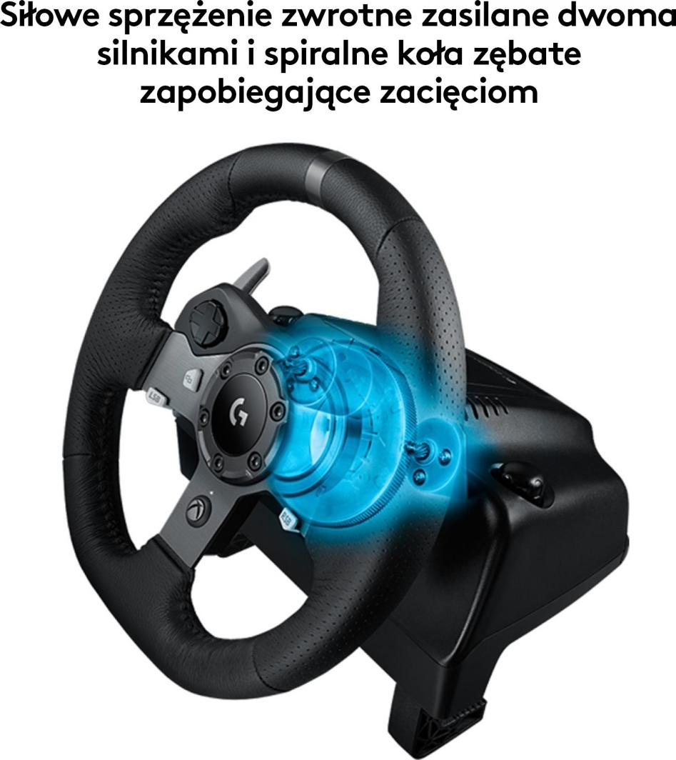 Logitech G920 Racing Wheel, Black - Thumbnail 3