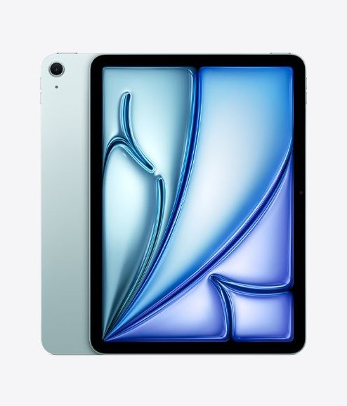Apple iPad Air M1 Tablet, Blue, 128GB, 11" - Image 1