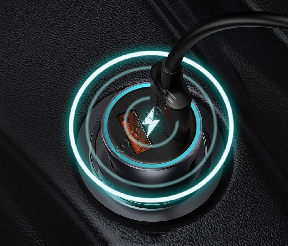 Baseus Car Charger 40W with USB Type-C Cable - Thumbnail 17