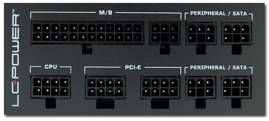 LC-Power LC550V2.31 ATX Power Supply, 550W - Thumbnail 5