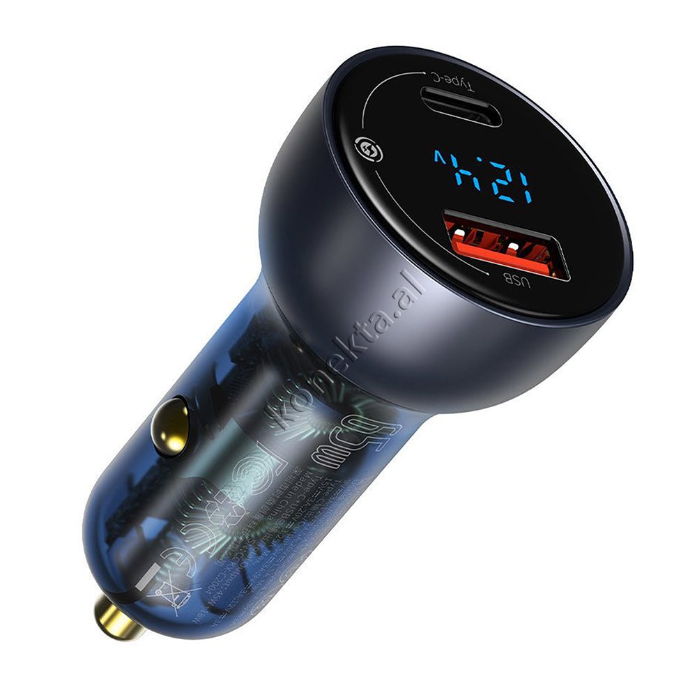 Baseus 65W Charger, 2 USB & Type-C Ports, Black - Thumbnail 4