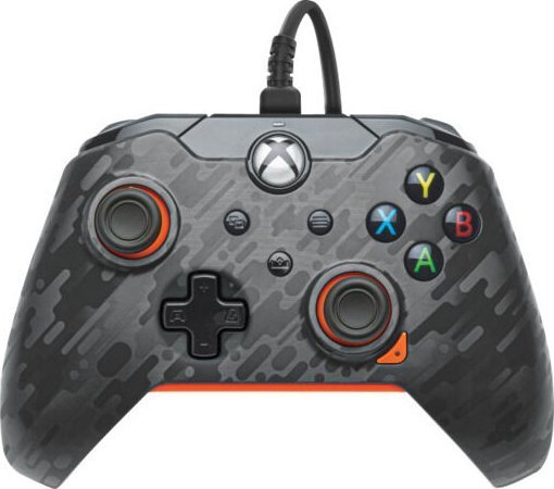 PDP Atomic Carbon Controller, Wired, Gray / Orange - Thumbnail 4
