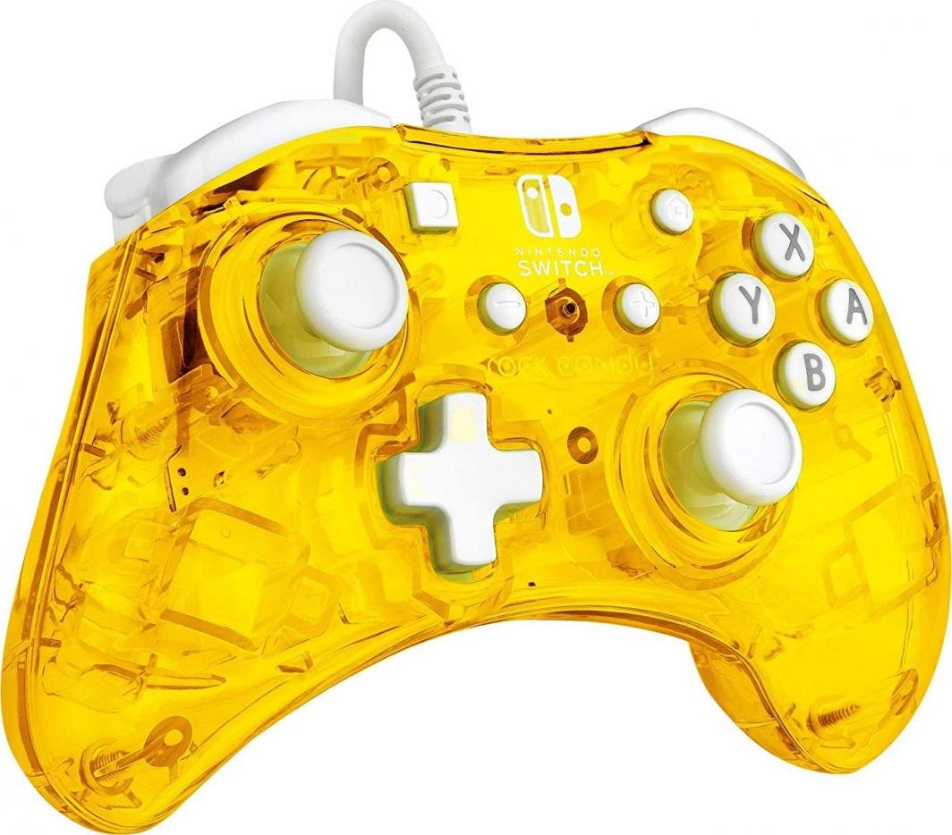PDP Rock Candy Mini Controller, Me kabllo, I verdhë - Thumbnail 4