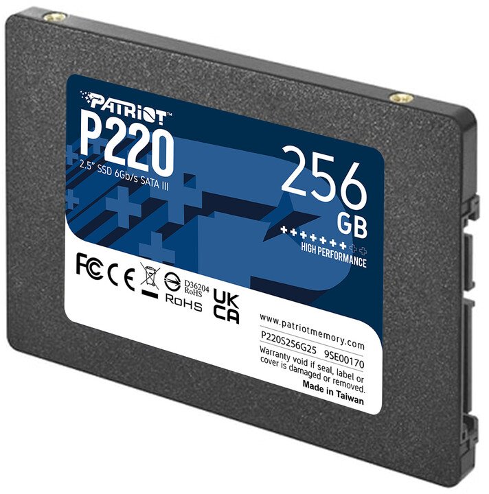 Patriot P220 SSD, 256GB - Thumbnail 2