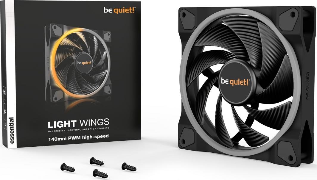 Be quiet! Light Wings PWM Fan, 140 mm, High-speed - Thumbnail 4