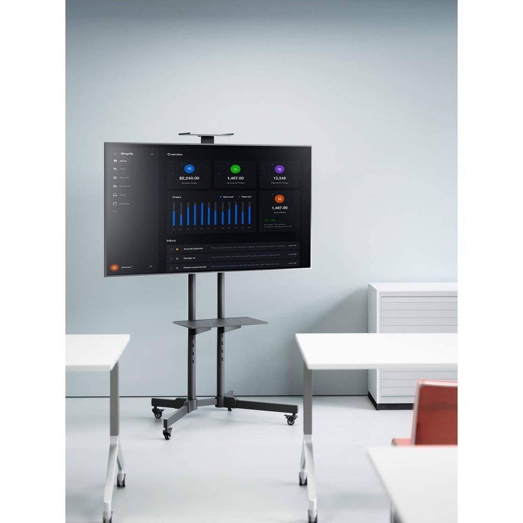 Manhattan TV Mount, 37-65", VESA 200x200 - 600x400mm, 40kg, Black - Thumbnail 11