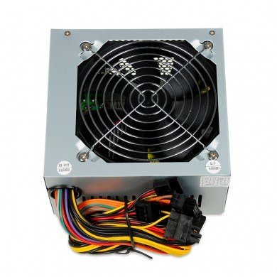 iBOX CUBE II Power Supply, 20+4 pin ATX, 500 W, Silver - Thumbnail 3