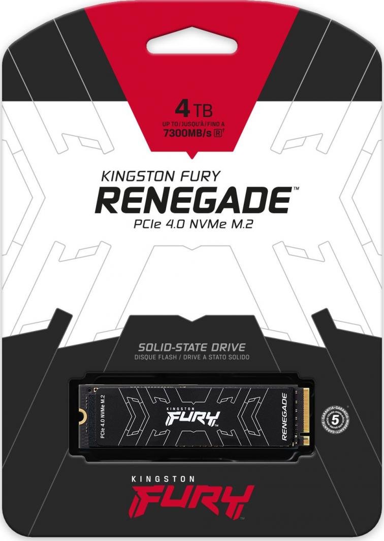 Kingston Fury Renegade SSD, 4TB, M.2 2280 PCI-E x4 Gen4 NVMe - Thumbnail 5