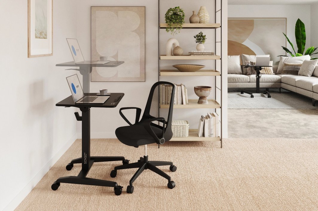 SENSE7 Mobile Table, Black - Thumbnail 13