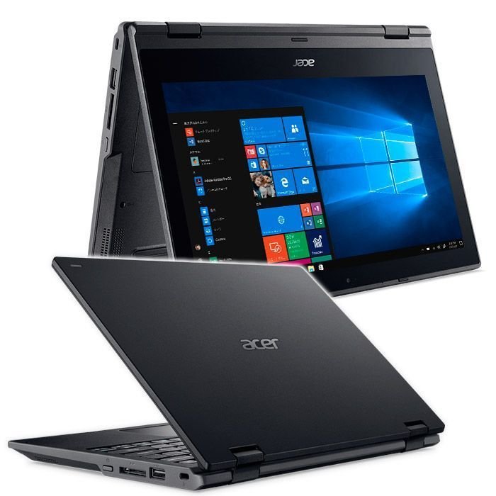 Acer TravelMate Spin Laptop, 11.6" FullHD Touch, 8 GB RAM, 256 GB SSD - Image 1