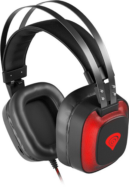 Genesis Radon 720 Headphones, Black / Red - Thumbnail 4
