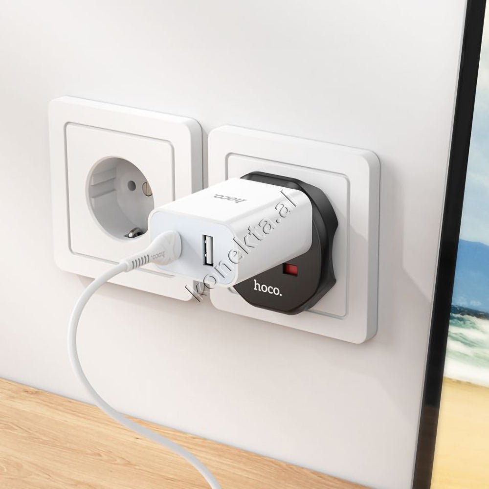 HOCO Adaptor, Black - Thumbnail 2