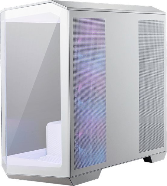 MSI MAG Pano M100R PZ ARGB Case, White, Mini Tower - Thumbnail 3