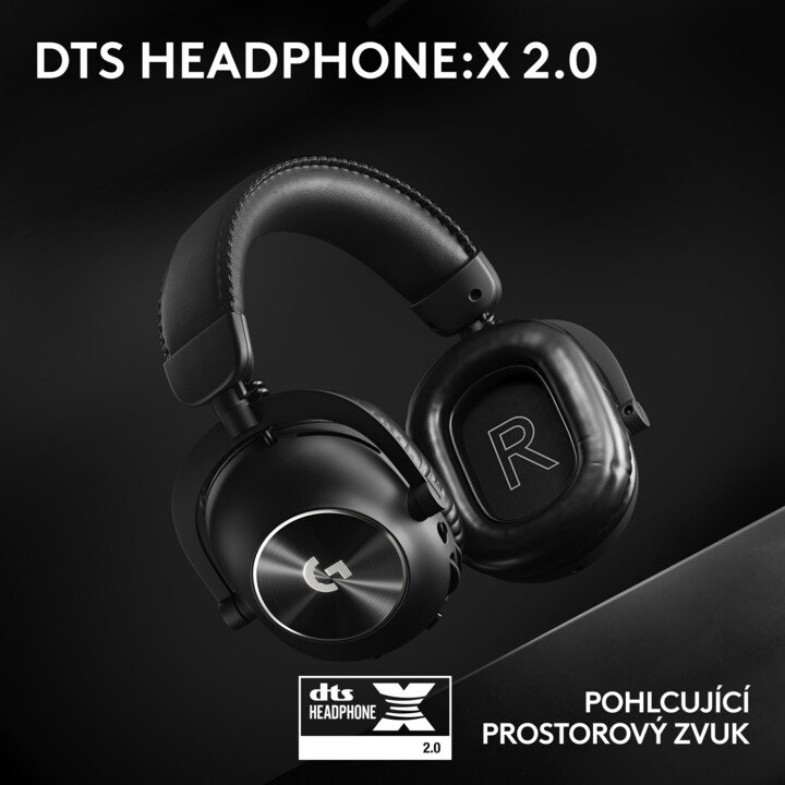 Logitech G Pro X Wireless 2 Headphones, Black - Thumbnail 8