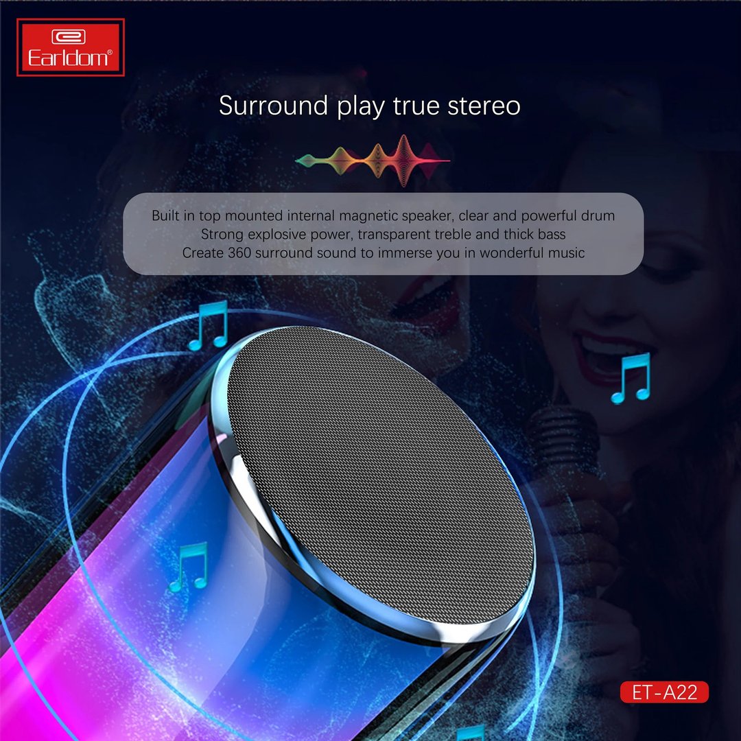 Earldom A22 RGB Speaker, White - Thumbnail 6