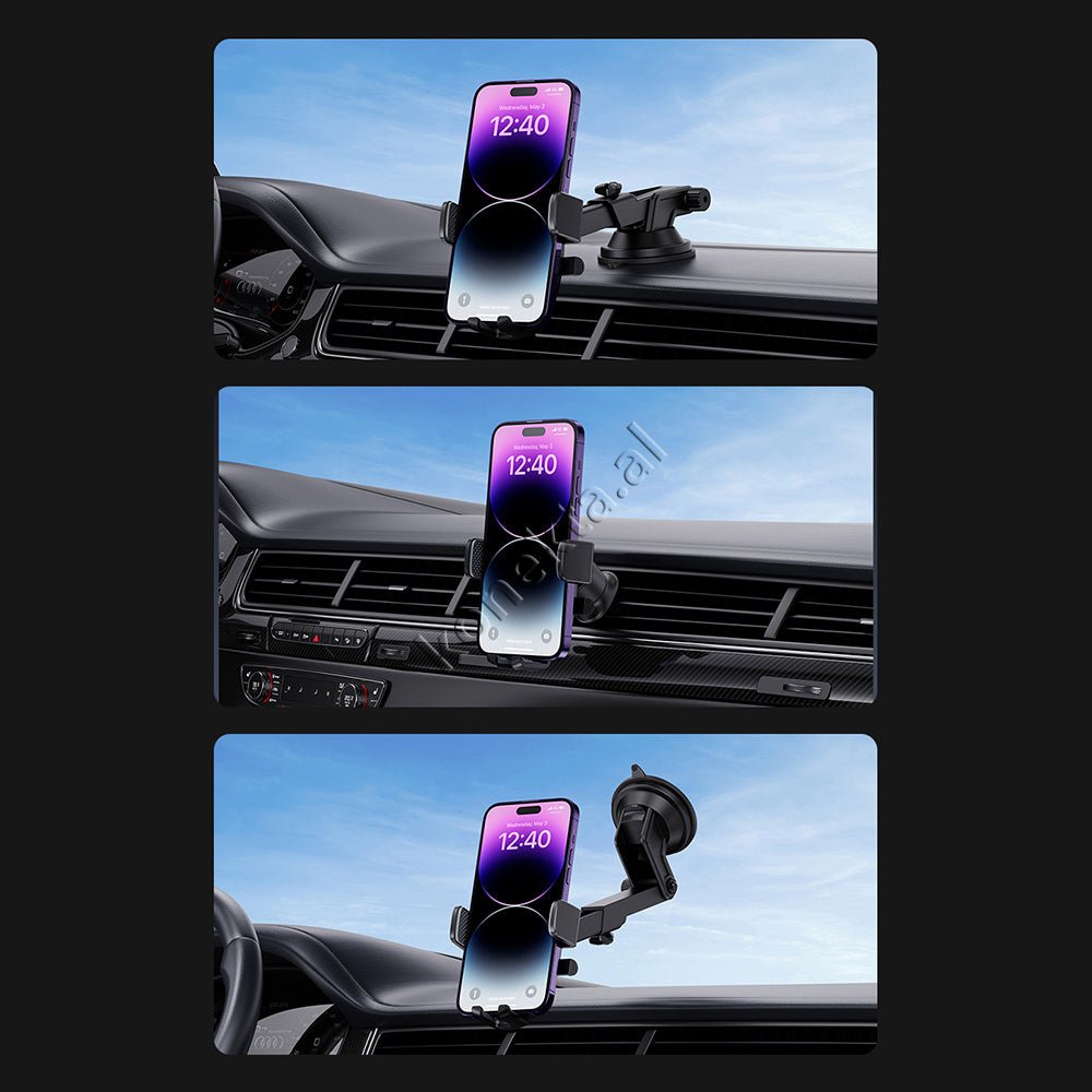 Baseus Auto Clamping Phone Holder for Car, 5.4 - 7.2 inch - Thumbnail 19