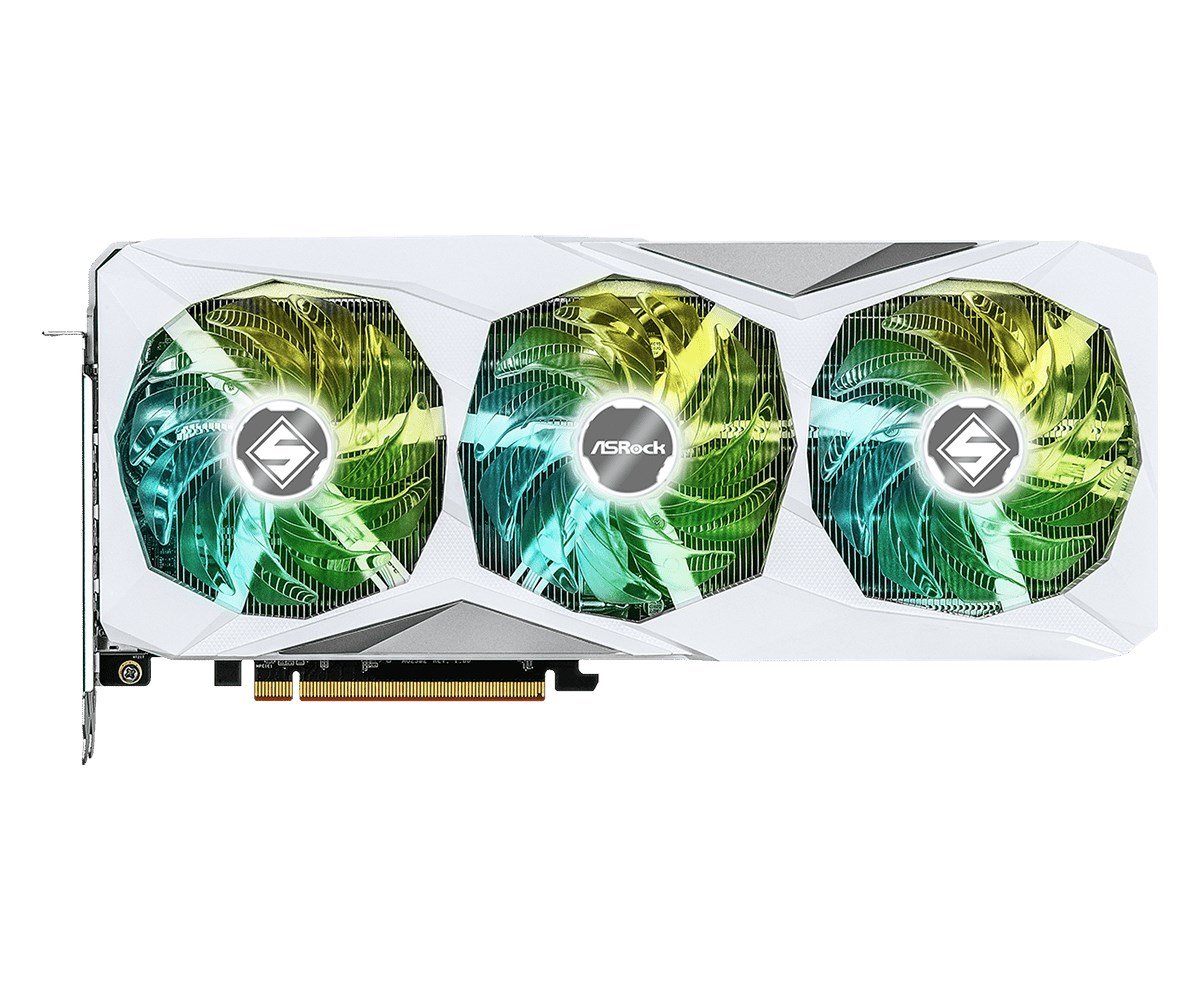 ASRock Radeon RX 7800 XT Steel Legend OC Graphics Card, 16GB GDDR6 - Image 1