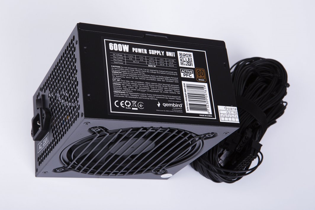 Gembird BlackBoxPower CCC-PSU80P-BBP-600 Power Supply, 600W - Thumbnail 6