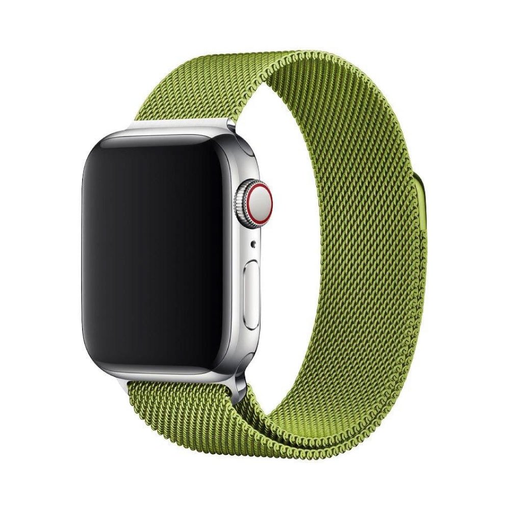 Apple Milanese Loop Band 42/44mm, Green - Image 1