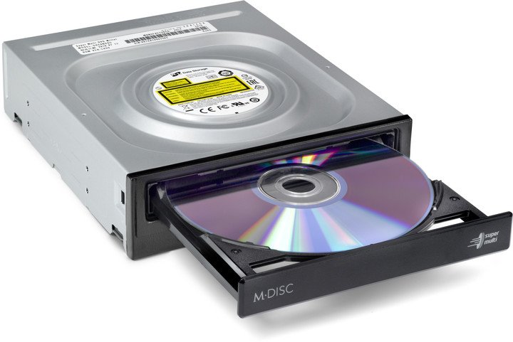 Hitachi GH24NSD5 Drive optik, i brendshëm, i zi - Thumbnail 2
