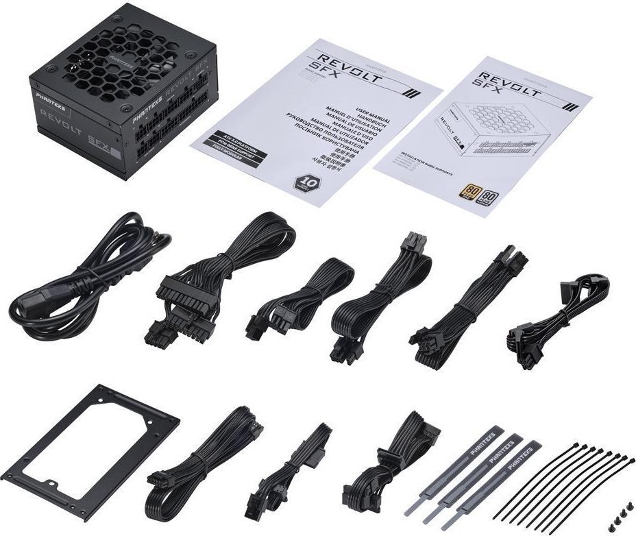 Phanteks Revolt SFX PH-P850PSF_02 Power Supply, 850W - Thumbnail 7