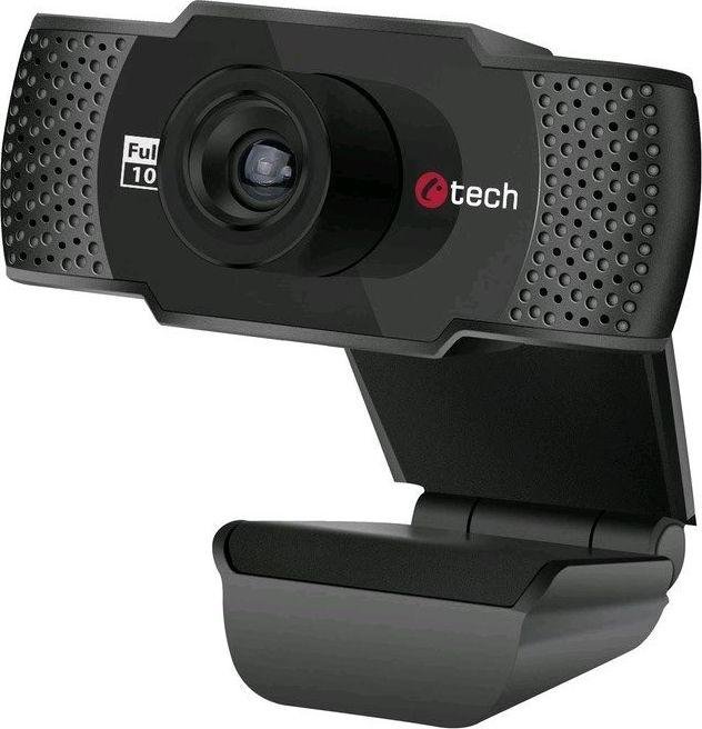 C-Tech CAM-11FHD Webcam, Black - Thumbnail 2