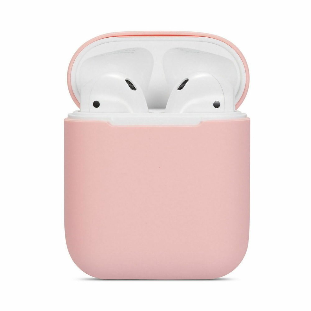 Silicone Protective Case for Airpods, Pink - Image 1
