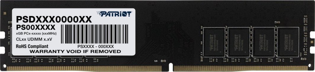 Patriot Signature Memory, DDR4, 8 GB, 3200 MHz, CL22 - Image 1