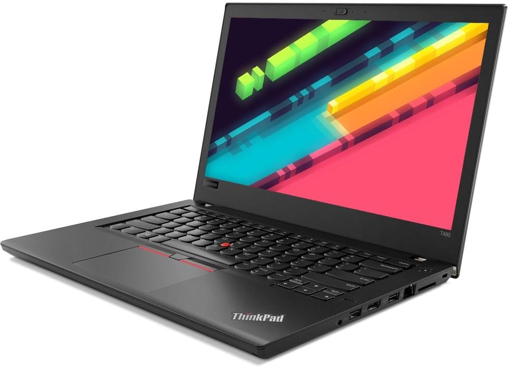 Lenovo ThinkPad T480 Laptop, 14.1 inch, 256GB SSD, 16GB RAM, Used - Image 1