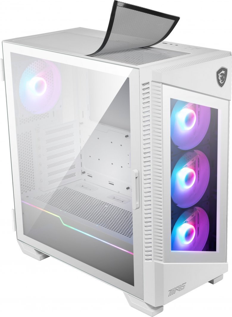 MSI MPG Velox 100R Case, ARGB, Midi Tower - Thumbnail 12