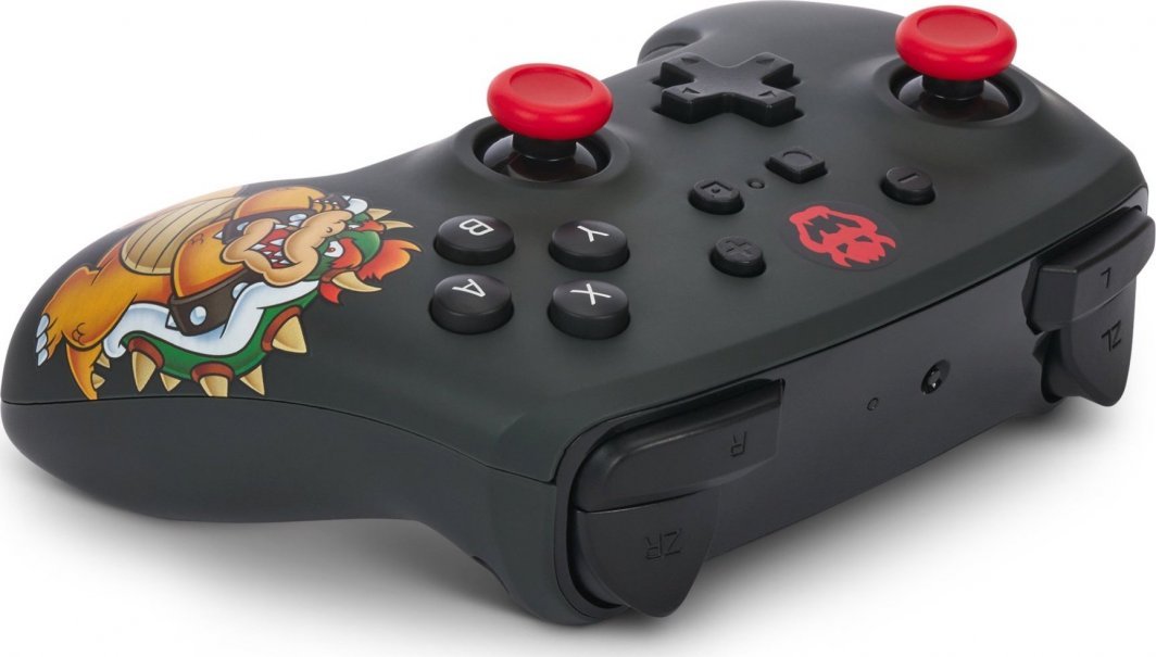 PowerA King Bowser Controller, Wireless, Black - Thumbnail 5