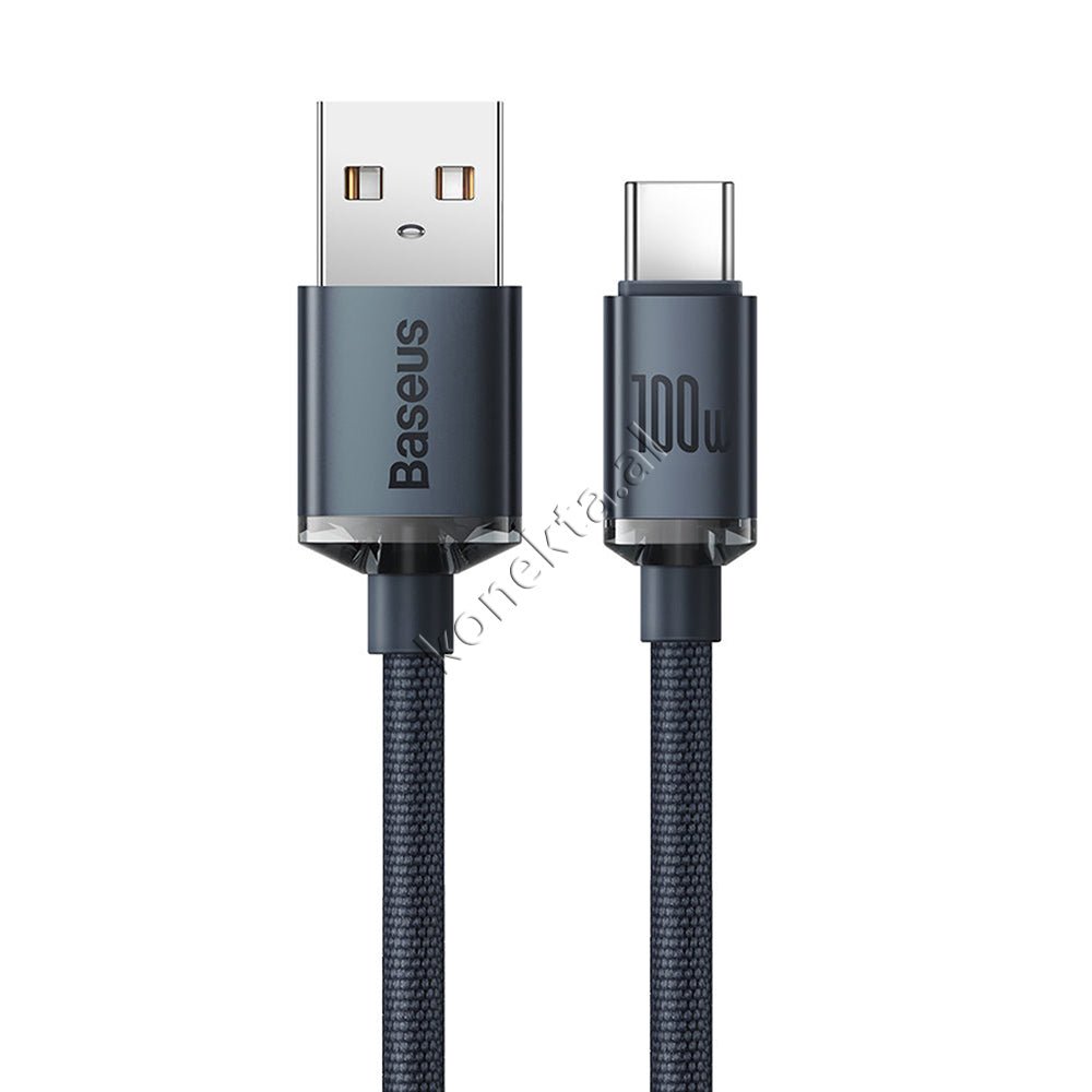 Baseus USB Ne Type-C Charging Cable, 100W, 1.2m - Thumbnail 3