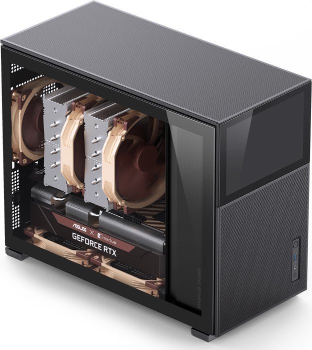 Jonsbo D31 Case, Black, Mini Tower - Thumbnail 4