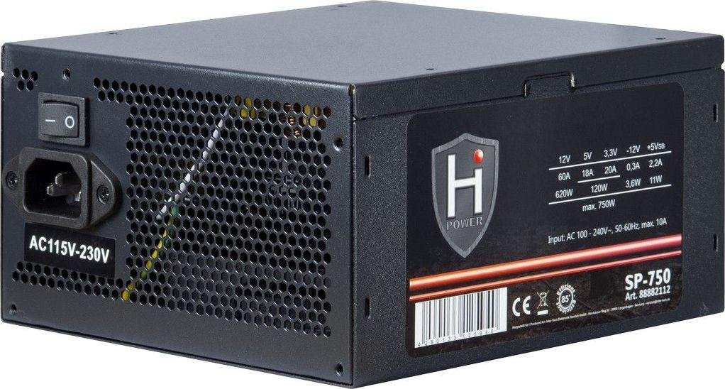 Inter-Tech HiPower SP-750 Power Supply, 750W, ATX - Thumbnail 2
