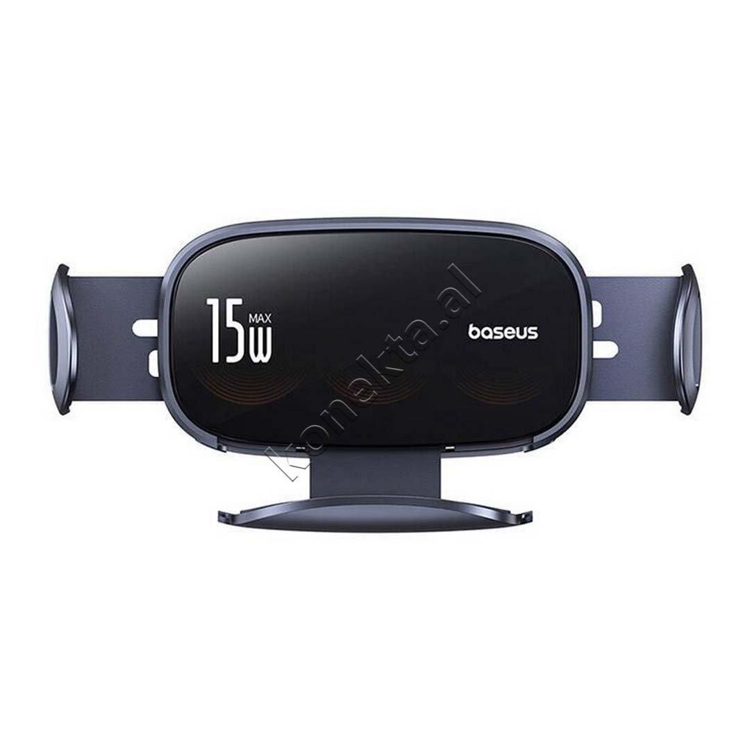 Baseus Wireless Car Charger Holder, Black - Image 1