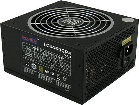 LC-Power GreenPower4 LC6460GP4 ATX Power Supply, 460W - Thumbnail 2