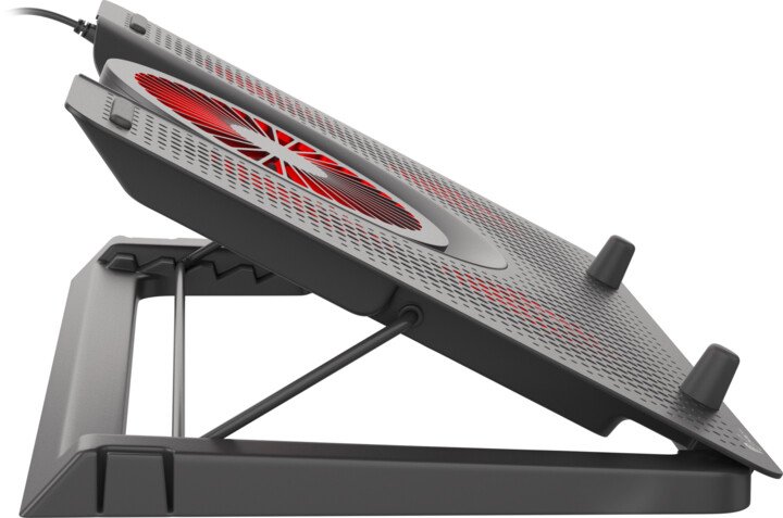 Genesis Cooling Oxid 550 Cooler Pad, 15.6-17.3 inch, 5 Fans, Red LED - Thumbnail 14
