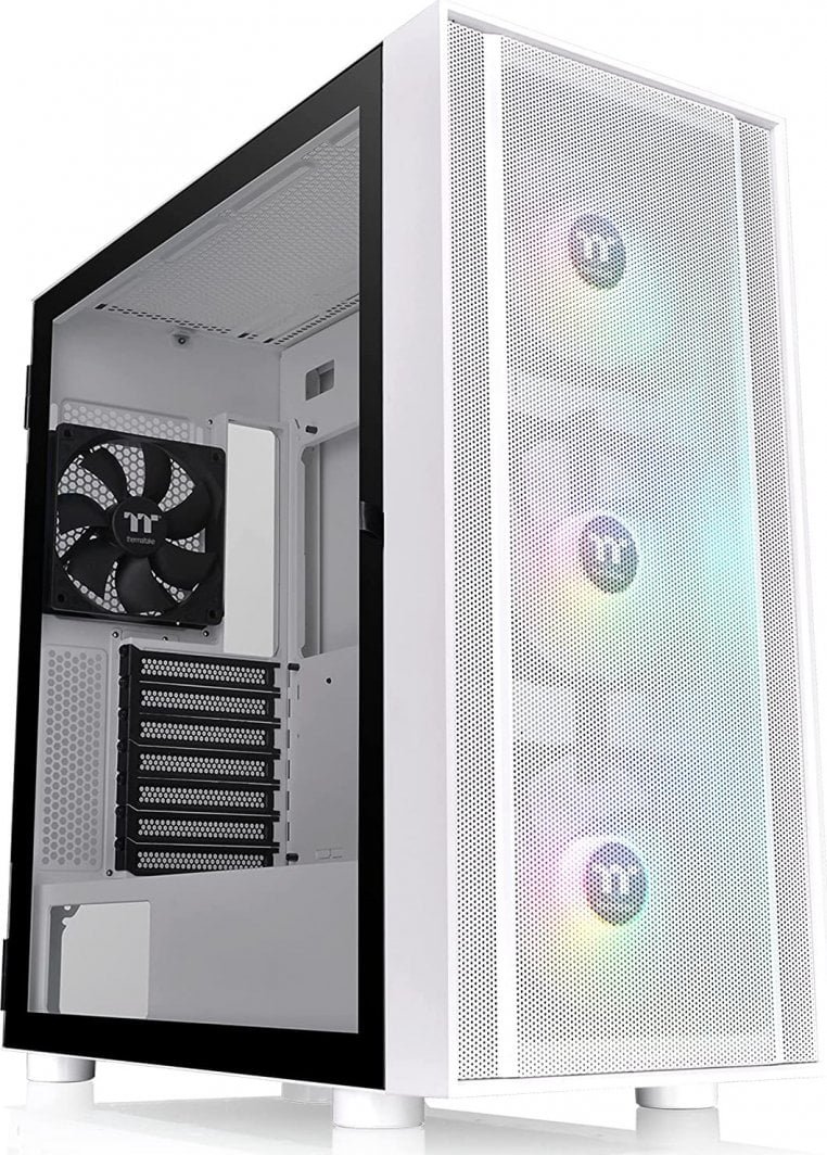 Thermaltake Divider H570 TG ARGB Snow Case, Midi Tower - Image 1