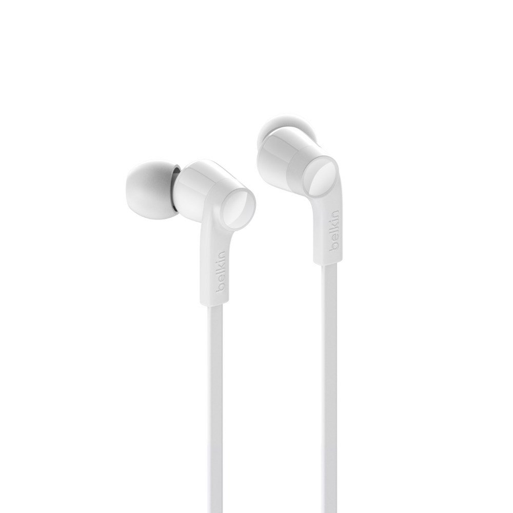 Belkin ROCKSTAR Headphones, Wired, 1.12 m, White - Thumbnail 2
