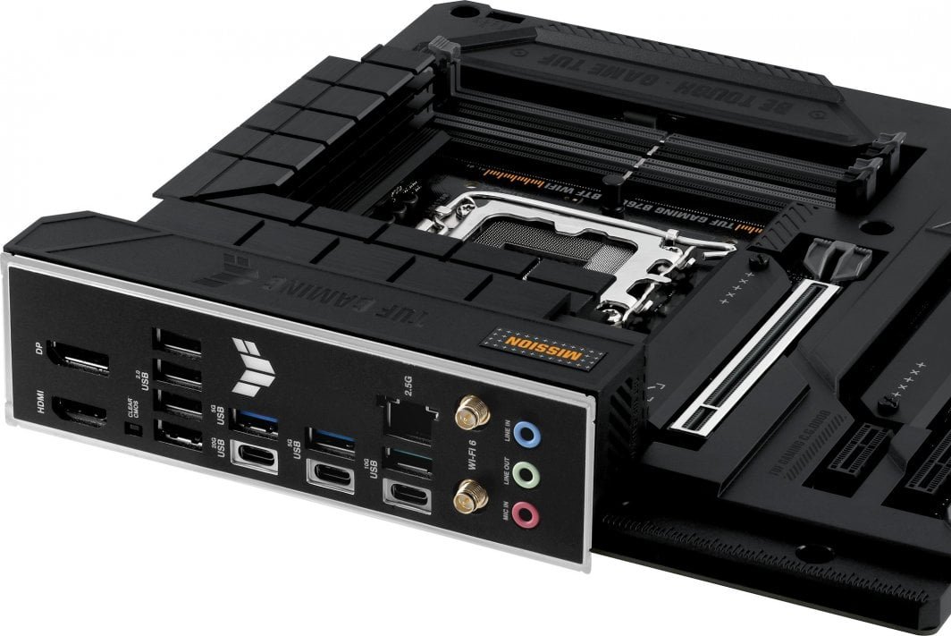 Asus TUF GAMING B760M-BTF WIFI Motherboard, Black - Thumbnail 6