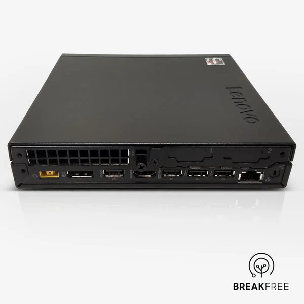 Lenovo ThinkCentre M625Q Mini PC, 4 GB RAM, 128 GB SSD, Used - Thumbnail 2
