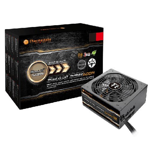 Thermaltake Smart SE2 Power Supply, 600W, ATX, 230V, Black - Thumbnail 4