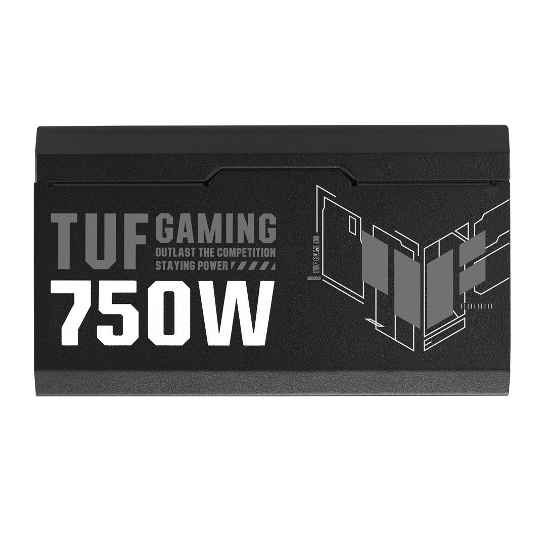 ASUS TUF Gaming Power Supply, 750W Gold, 20+4 pin ATX, Black - Thumbnail 9