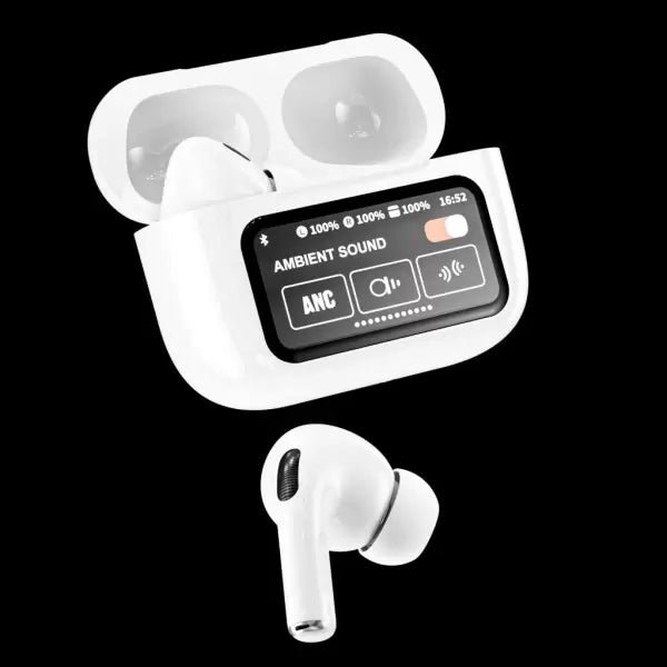 Airpods ANC/ENC Earbuds, White, Touch Screen - Thumbnail 7