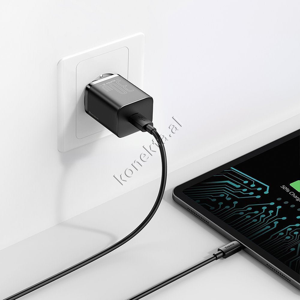 Baseus Type-C Charger 30W Fast Charge, 1 Port - Thumbnail 9